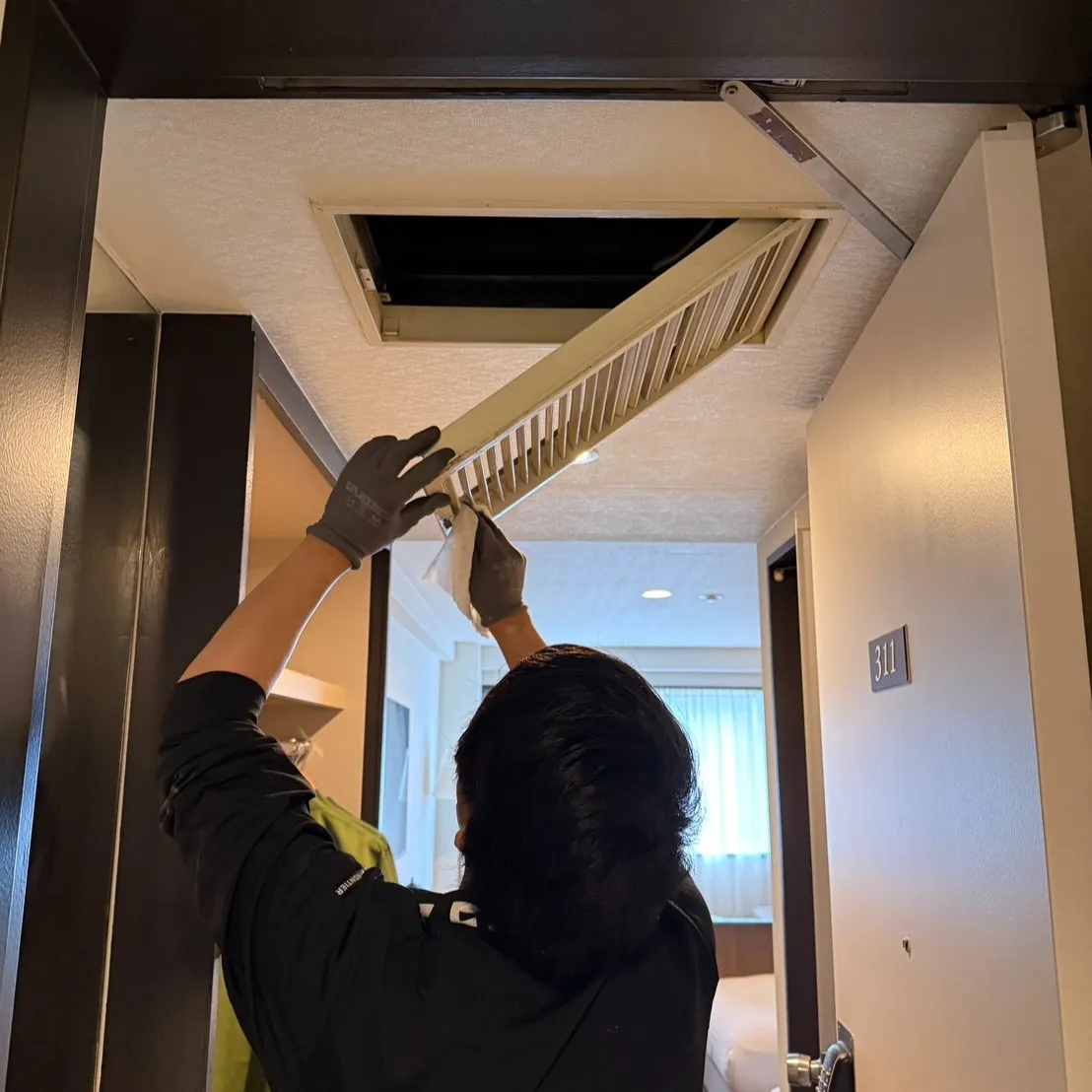 先日、大洗町⛱の施設で空調設備の清掃メンテナンスを行いました...